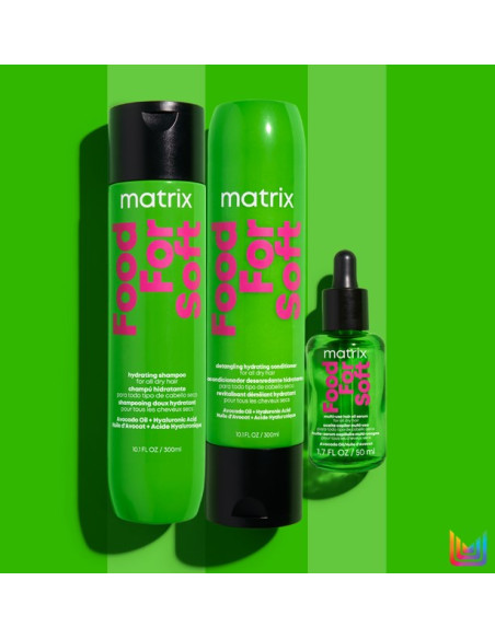 FOOD FOR SOFT​ Intensivt fugtgivende shampoo til alle tørre hårtyper​ 300 ml