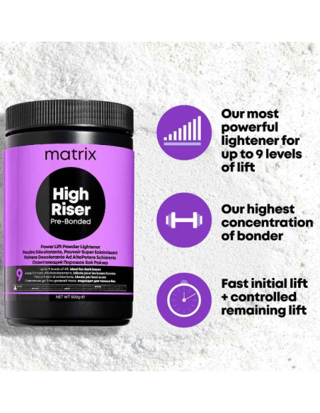LIGHT MASTER HIGH RISER PRÆBONDET hvidtningspulver 500gr