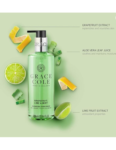 GRACE COLE flydende sæbe (grapefrugt/lime/pebermynte) 300 ml