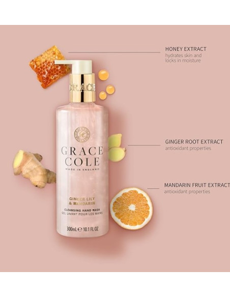 GRACE COLE flydende sæbe (ingefærlilje/mandarin) 300 ml