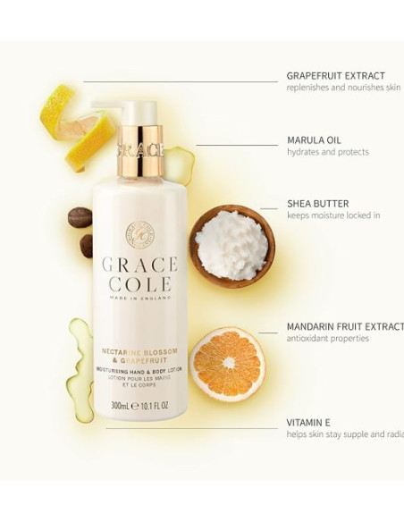 GRACE COLE Body Set (Nektarinblomst/Grapefrugt) DUO