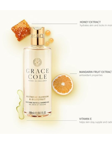 GRACE COLE Body Set (Nektarinblomst/Grapefrugt) DUO