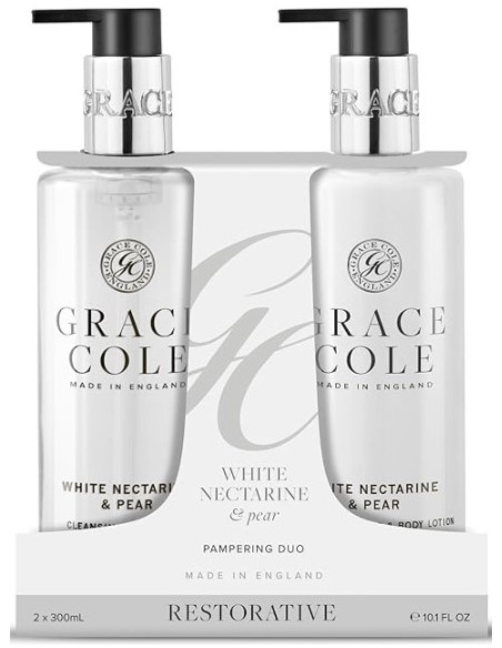 GRACE COLE håndsæt (hvid nektarin/pære) DUO