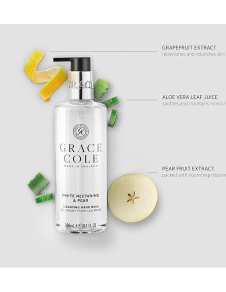 GRACE COLE håndsæt (hvid nektarin/pære) DUO