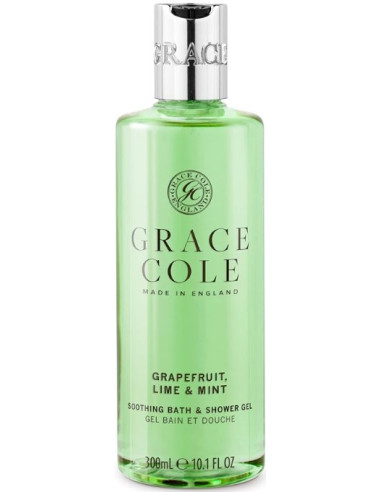 GRACE COLE Dušas-vannas želeja (Greipfruts/Laims/Piparmētra) 300ml