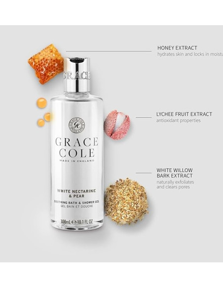 GRACE COLE Shower Gel (Nektarin/Pære) 300ml