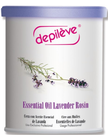 DEPILEVE ROSIN Essential Oil Lavander Wax 800g