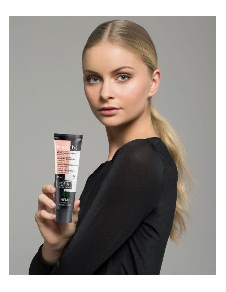 IROHA NATURE HER[B] Nærende-genopbyggende natmaske med hampolie 75ml