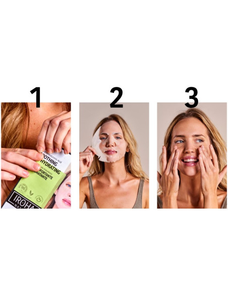 IROHA NATURE Peeling ansigtsmaske med glykolsyre 23 ml