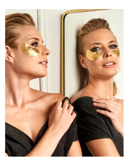 IROHA NATURE Patches - maske med 24 karat guld til pleje af øjenområdet 12 ml