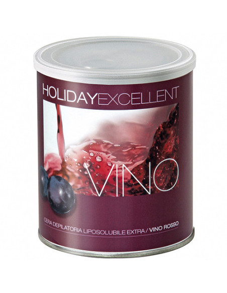 HOLIDAY EXCELLENT Ikke-allergenisk hårfjerningsvoks (Vinifera-ekstrakt/vin) 800 ml