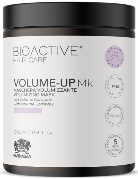 Farmagan Bioactive Hair Care Volume-Up volumengivende maske til fint hår 1000 ml