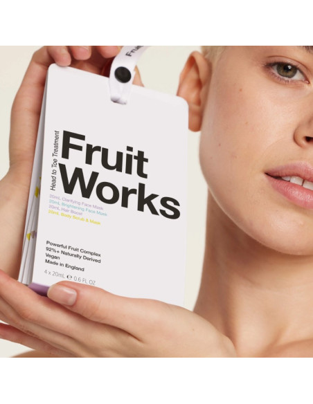 FRUIT WORKS Hovedtåbehandling Hjulplejekompleks 4x20ml