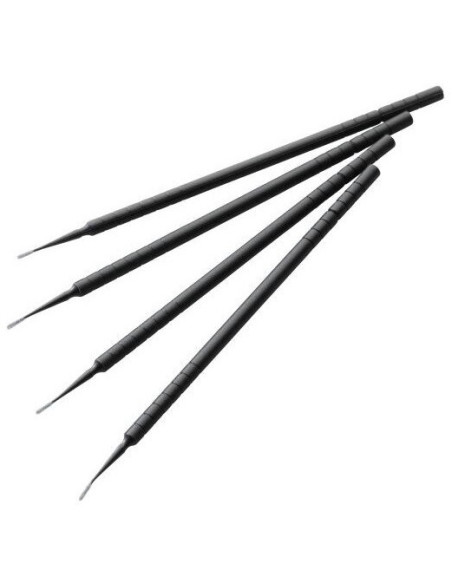 Star Look øjenvippeextensions- og fjernelsebørste, fin, 10 cm, 100 stk.