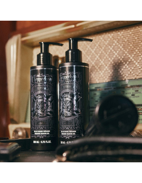 CHOPPERHEAD barbergel, transparent, for perfekte resultater, 200 ml