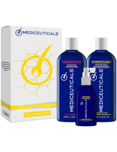 Therapeutic set for dry hair, restoring 3pcs (2x250ml+180ml)