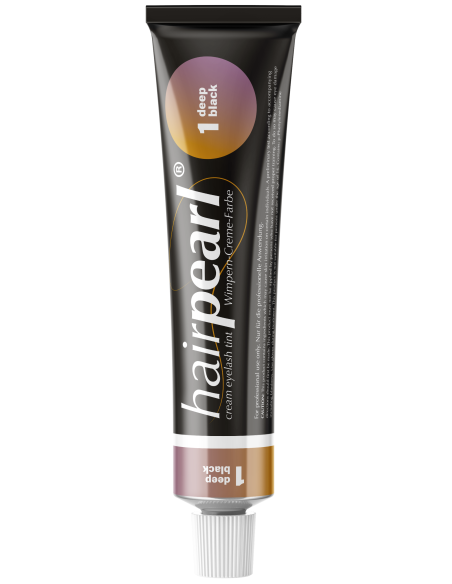 Hairpearl Creme Øjenvippefarve nr. 1 Dyb Sort