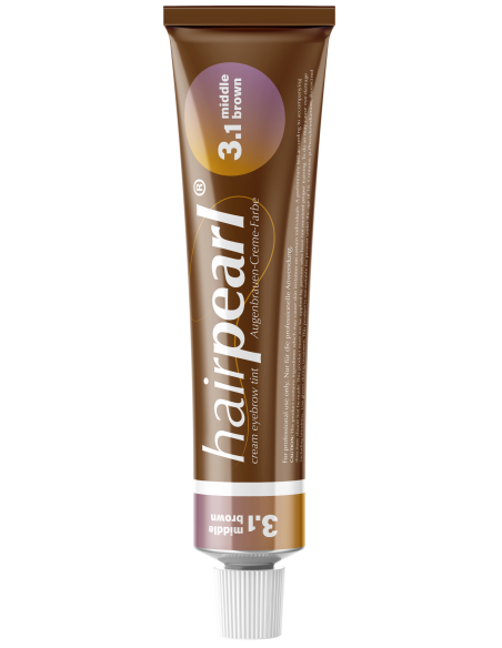 Hairpearl Creme Øjenbrynsfarve nr. 3.1 Mellembrun