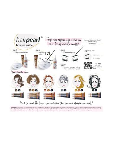 Hairpearl Creme Øjenvippefarve nr....