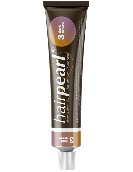 Hairpearl Creme Øjenvippefarve Nr. 3 Mørkebrun