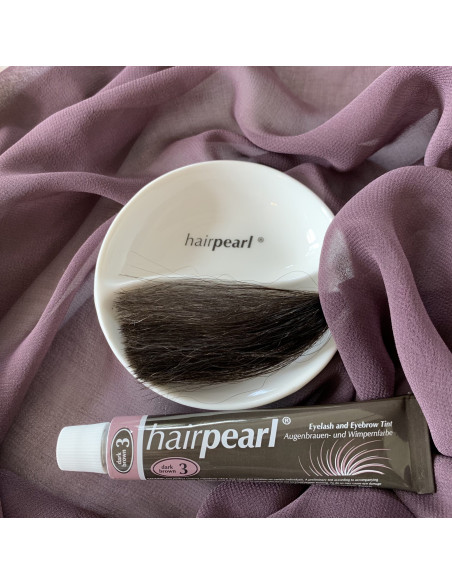 Hairpearl Creme Øjenvippefarve Nr. 3 Mørkebrun