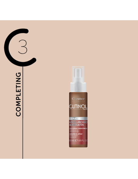 Oyster Cutinol Plus Keratin shampoo til styrkelse af skrøbeligt og skadet hår, 250 ml