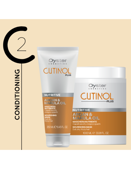 Oyster Cutinol Plus Nutritive hårolie til næring og glans i tørt hår, 55 ml