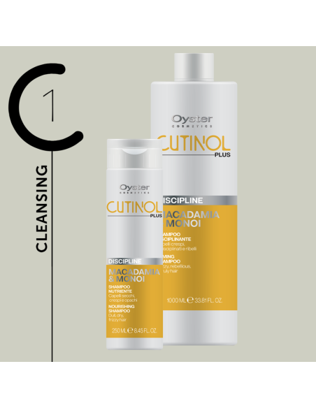 Oyster Cutinol Plus Discipline hårmaske til udglatning og mindre krus, 1000 ml