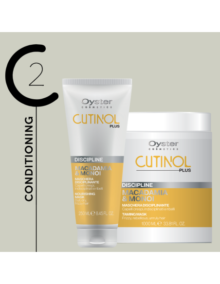 Oyster Cutinol Plus Discipline varmebeskyttende spray til varmebeskyttelse og udglatning, 150 ml