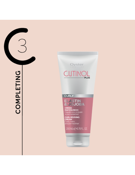 Oyster Cutinol Plus Curly shampoo til fugt af krøllet hår og mindre krus, 250 ml