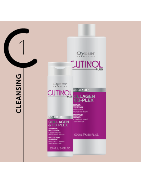 Oyster Cutinol Plus Color Up leave-in balsamspray til farvebeskyttelse og udredning, 150 ml