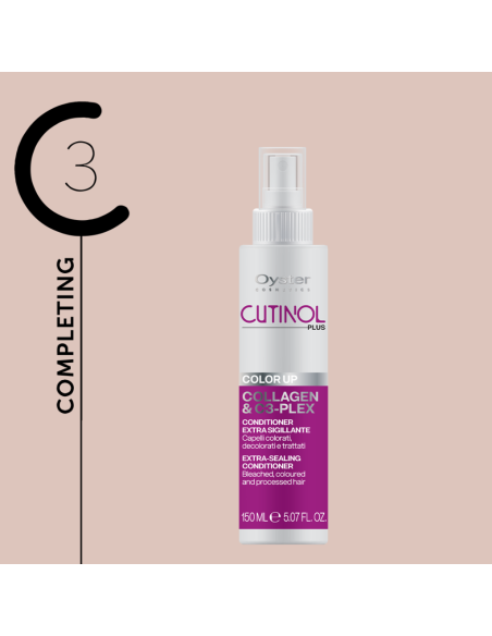 Oyster Cutinol Plus Color Up leave-in balsamspray til farvebeskyttelse og udredning, 150 ml