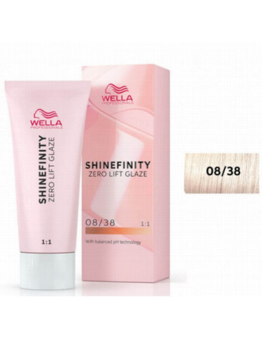 WELLA 08/38 SHINEFINITY PEARL  60ml