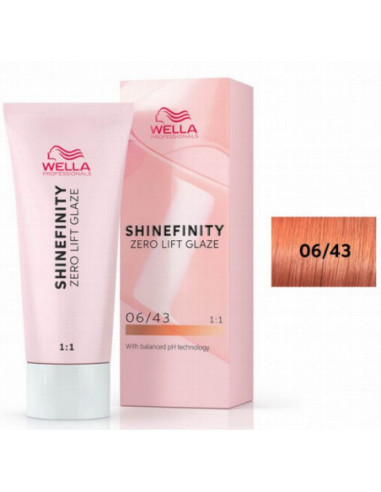 WELLA 06/43 SHINEFINITY GOLD  60ml