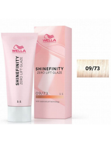 WELLA 09/73 SHINEFINITY GOLD  60ml