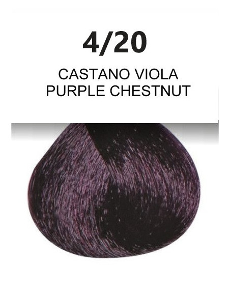 OYSTER PURITY Ammoniakfri hårfarve 4/20, Lilla kastanjebrun 100ml
