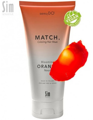 Sensido Match "Oranžs" (neona), tonējošā maska 200ml