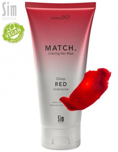 Sensido Match "Sarkans" (intensive), tonējošā maska 200ml