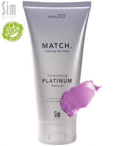 Sensido Match "Platīns" (natural), tonējošā maska 200ml