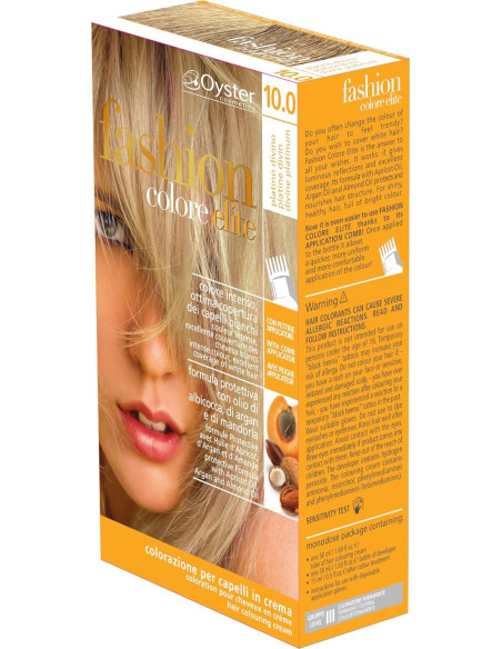 FASHION ELITE hårfarve 10.0, platinblond 50ml+50ml+15ml