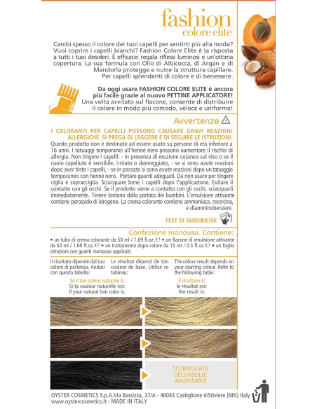 FASHION ELITE hårfarve 10.0, platinblond 50ml+50ml+15ml
