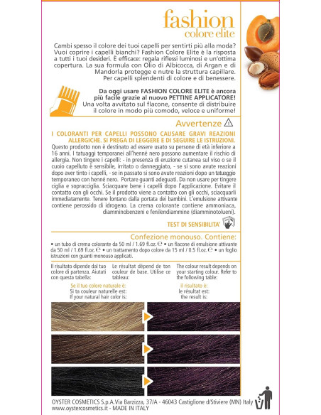 FASHION ELITE hårfarve 5.2, violet 50ml+50ml+15ml