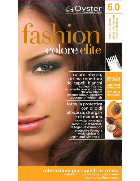 FASHION ELITE hårfarve 6.0, mørkeblond 50ml+50ml+15ml