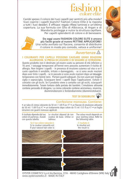 FASHION ELITE hårfarve 6.7, kakaoblond 50ml+50ml+15ml