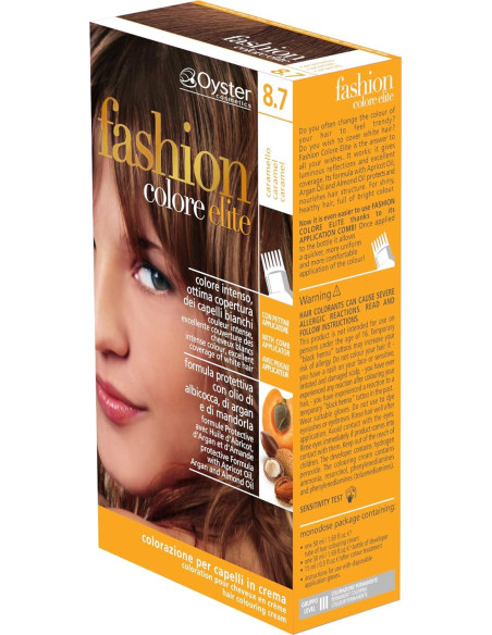FASHION ELITE hårfarve 8.7, kakaoblond 50ml+50ml+15ml