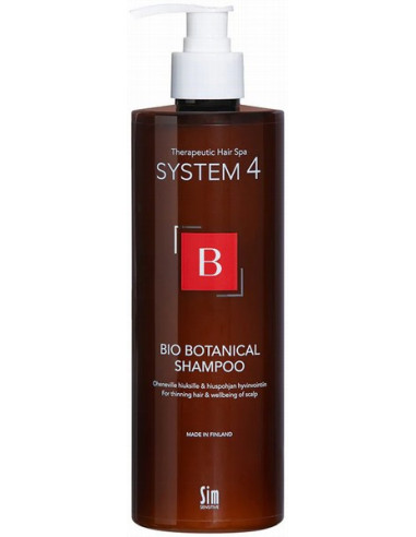 S4 Bio Botanical Shampoo til tyndt...