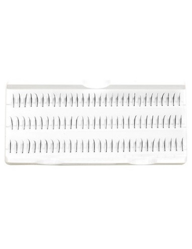 Extra False Eyelashes, Single Strands, medium, 12mm,  90pcs