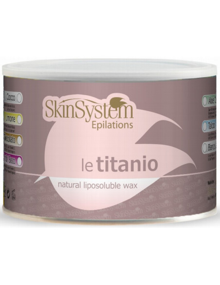 SkinSystem LE TITANO Voks Titandioxid (Chokolade) 400ml