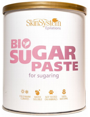 SkinSystem BIO Cukura pasta, mīksta, depilācijai 1100g