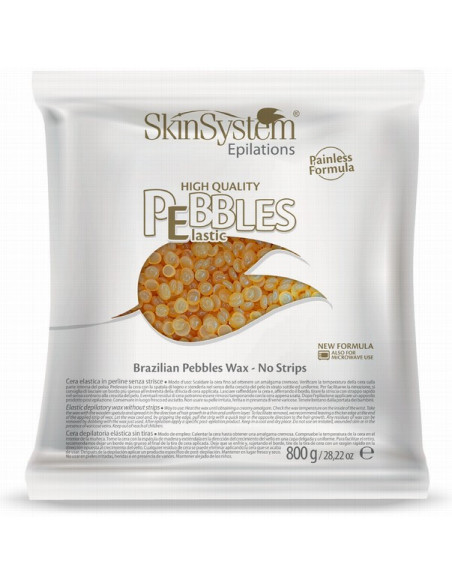 SkinSystem PEBBLES Hård-varm voks Honningcreme 800g